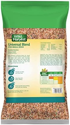 Wild Harvest Universal Blend For Small Birds 3 Pounds, Foritified Nutrition