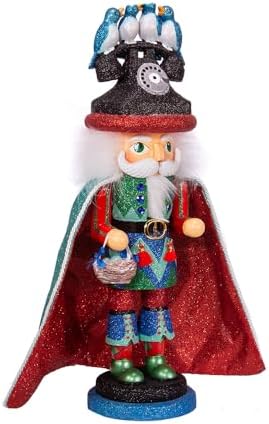 17.5-Inch Hollywood 12 Days of Christmas Four Calling Birds Nutcracker