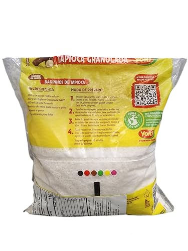 Yoki - Granulated Tapioca - 17.64 Oz (PACK OF 2) | Tapioca Granulada - 500g