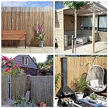 bamboo slat fence
