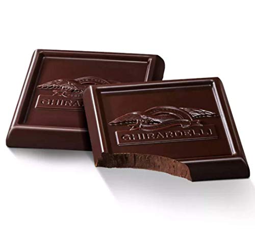 Ghirardelli Twilight Delight Intense Dark 72% Cacao Squares, 4.87 Oz, Pack of 2