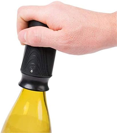 Franmara Wine Saver Vaccum Pump and Stopper, Black
