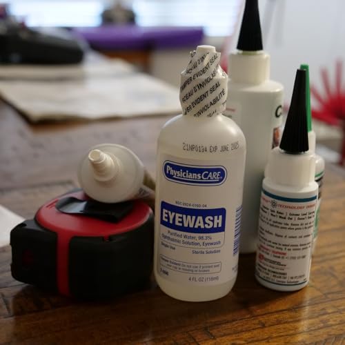 PhysiciansCare by First Aid Only 7-006 Eye Wash Solution, 4 oz Bottle