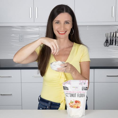 Wholesome Yum Premium Organic Coconut Flour For Baking, Keto, Gluten Free