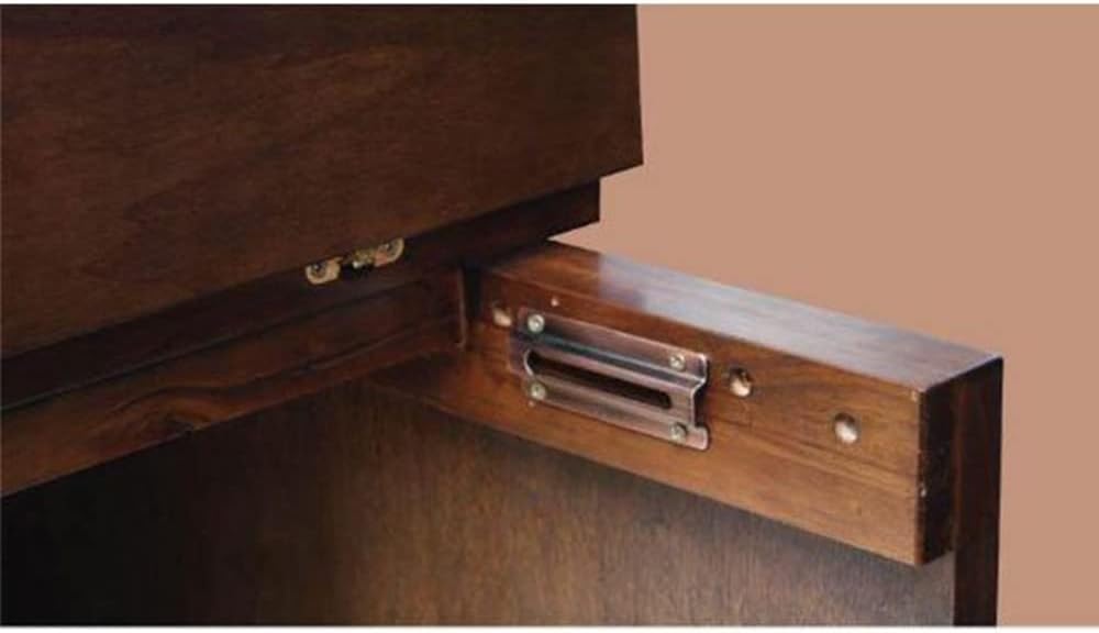 Arason Creden-ZzZ Cabinet Bed in Traditional Pekoe-Queen Size - Queen Size