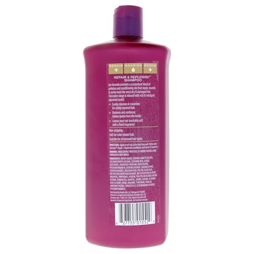 Infusium Repair and Replenish Nourishing Shampoo - Hydrating and Clarifying Shampoo for Build Up - Ceramides, Keratin, and Argan Oil - 13.5 oz