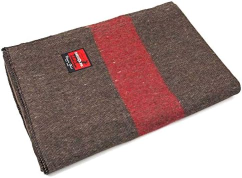 Heavy Duty Swiss Military Wool Blanket Cover, 62" x 88"