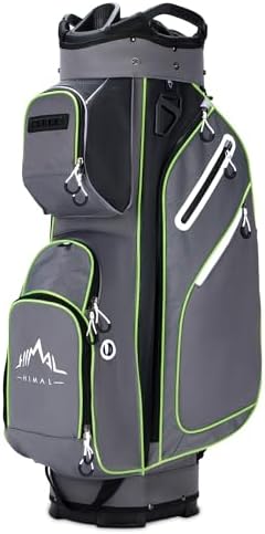 14-Way Golf Cart Bag, Full-Length Divider, Large Storage | Handles,Rain Cover,Multiple Pockets