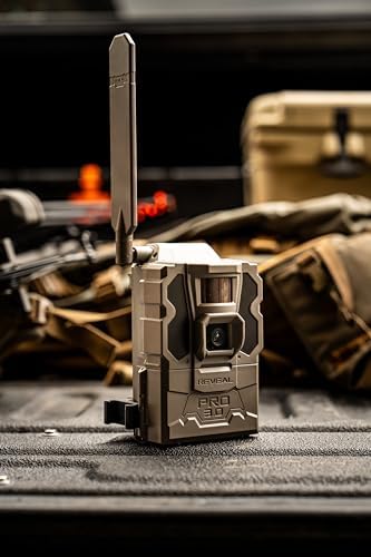 TACTACAM Reveal Pro 3.0 Cellular Trail Camera, Night Vision, GPS | 4G LTE, 4K HD photo, no-glow IR flash, optional SD card slot, extended battery life