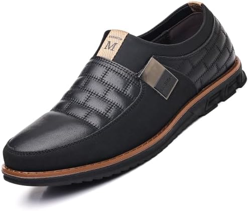 COSIDRAM Mens Casual Shoes Dress Sneakers Loafers Comfort Walking Shoes | Lightweight slip-on for hassle-free wear. Cloud-like comfort, sock-friendly fit for daily & semi-formal occasions.