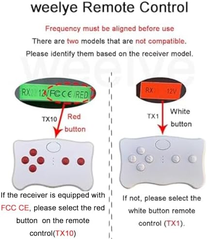 weelye RX23 12V A,7-Pin Single-Sided Socket Control Box Receiver Accessories Children Electric Ride On Cars Powered Wheel Original Replacement Parts
