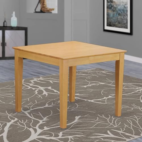 East West Furniture OXT-ANA-T Oxford Square Dining Table for Small Spaces, 36x36 Inch, Natural