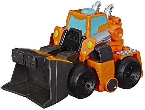 Transformers Playskool Heroes Rescue Bots Academy Wedge The Construction-Bot Converting Toy Robot