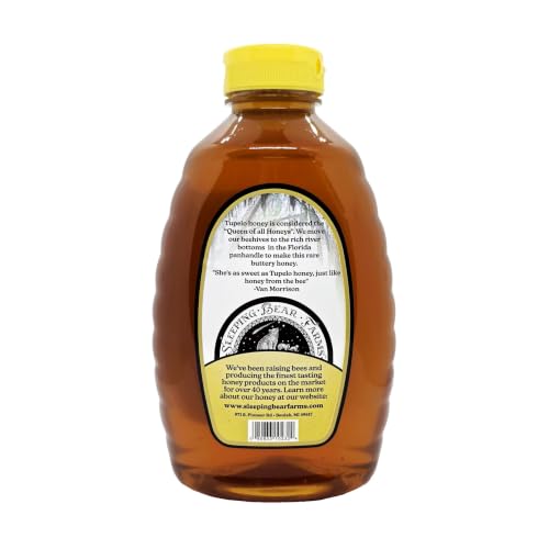 Sleeping Bear Farms Raw Tupelo Honey 2 lb Jar FSU Certified Pure
