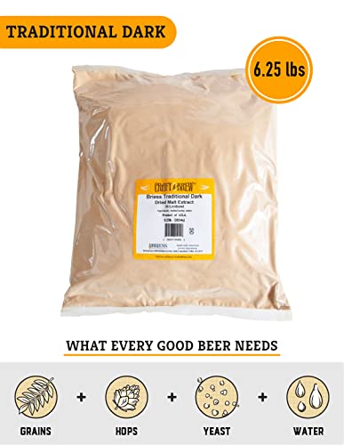 Craft a Brew - Dry Malt Extract for Brew Kit -5 Pounds Bavarian Wheat - All Purpose Base Extract - For Any Beer Style - Effective Fermentation