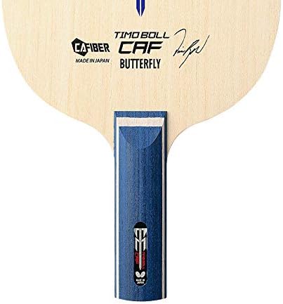Butterfly Timo Boll CAF Table Tennis Blade - CA Fiber Blade - Timo Boll CAF Blade - Professional Table Tennis Blade - Available in FL and ST Handle Styles - Made in Japan