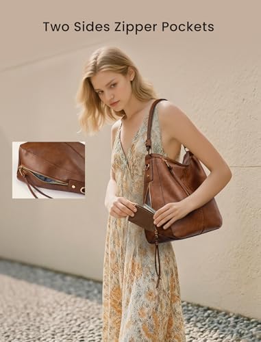Hobo Crossbody Bag for Women, Designer Shoulder Purse Handbags