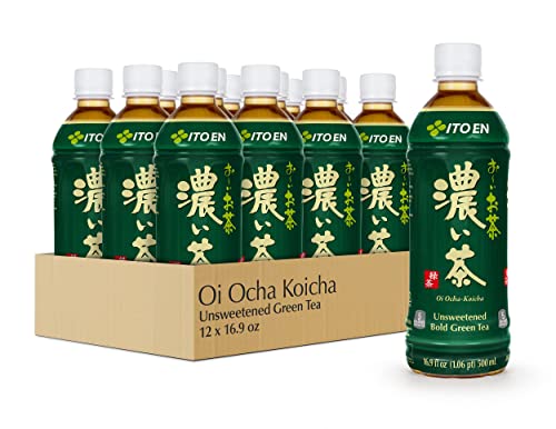 Ito En Tea Oi Ocha Green Tea, Unsweetened, 16.9 Ounce (Pack of 12)