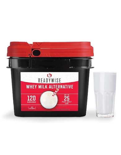 READYWISE Whey Powdered Milk Alternative Bucket, 120 Servings