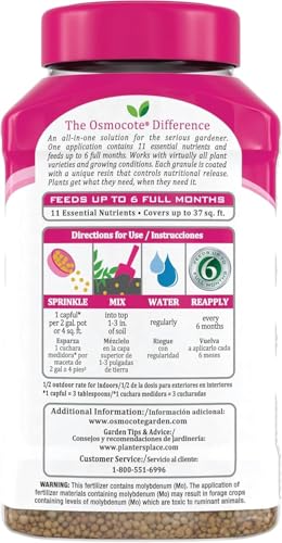 Osmocote Plus Outdoor and Indoor Smart-Release Plant Food, 1-Pound (Plant Fertilizer) - Pack of 2