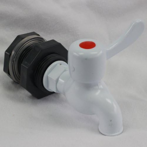 RBS100 Plastic Rain Barrel Spigot Kit(with Bulkhead Fitting)