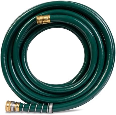 Gilmour 864751-1001 75ft Heavy Duty Flexogen Garden Hose, 5/8" Diameter | Heavy Duty Build, 500 PSI, Kink-Resistant Layers, Brass Fittings, All-Weather Durability, Made in USA