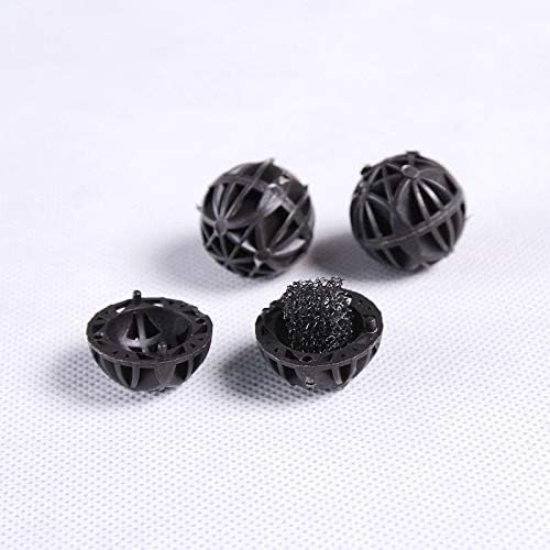 AQUANEAT Aquarium 1" Bio Balls 100pcs for Fish Tank Pond Canister Filter Media