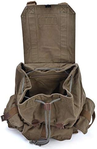 GOOTIUM 21101AMG Specially High Density Thick Canvas Backpack Rucksack, Field Tan, Large