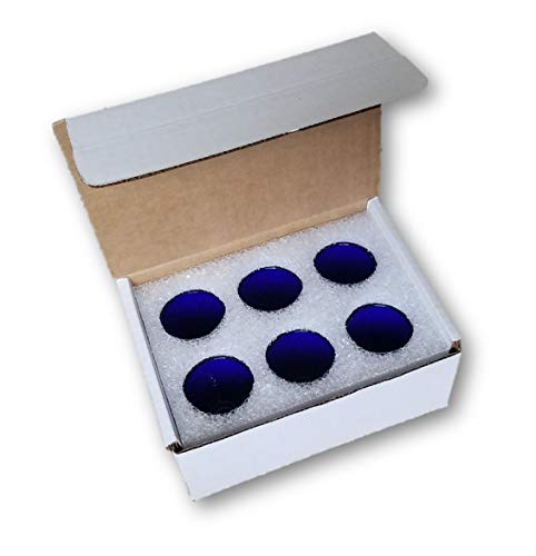 Libbey 1.5 Ounce Whiskey Shot Glass, Cobalt Blue, Set of 6 Glasses