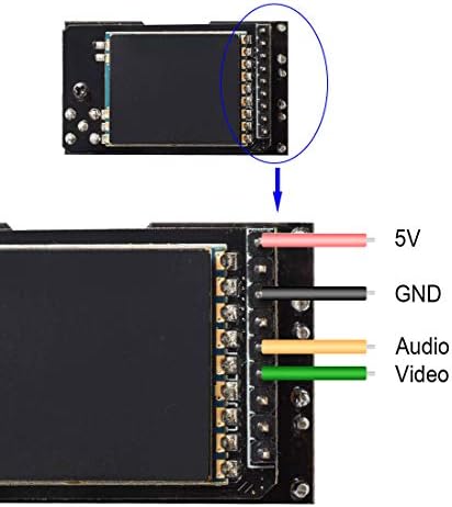 AKK Diversity RX 5.8G 80CH FPV Receiver Module Built-in Low Power Buzzer SMA Female Diversity Receiver with Two RX Modules Compatible with FatShark