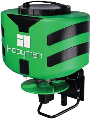 Hooyman ATV Seeder with 125 lb Hopper, Universal Mounting System, and Seed Rate Adjustment for Seeding and Land Management