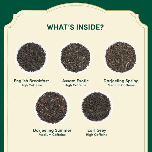 VAHDAM, Assorted Green Tea Bags Sampler (5 Flavors, 20 Ecofriendly Pyramid Tea bags) I Gift Ideas for Women & Men | Himalayan Green Tea Varieties | Gluten Free & Non GMO | Gift Ideas for Him/Her