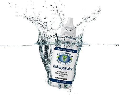 Cell Oxygenator Oxygen Boost, 1fl oz (30ml), Cell Food Oxygen Drops with Zinc, Support Immune System, Liquid Oxygen Dietary Supplement