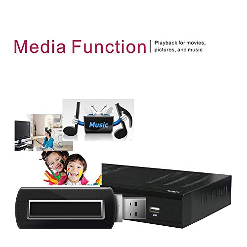 IVIEW-3500STB III, ATSC Digital Converter Box with Recording and Media Player, Analog to Digital, QAM Tuner, Channel 3/4, HDMI, A/V, USB