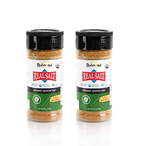 Redmond - Real Salt Seasoning, Natural Unrefined Gluten Free 8.25 Ounce