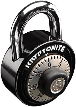 Kryptonite Gripper Dial Bicycle Combo Padlock, 50mm Steel Anti-Theft Padlock for Bike, Door, School | bike-locks