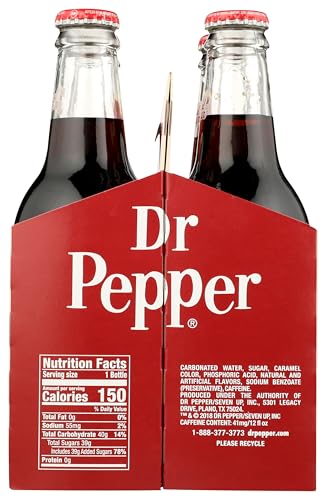Dr Pepper 4pk 12oz Glass