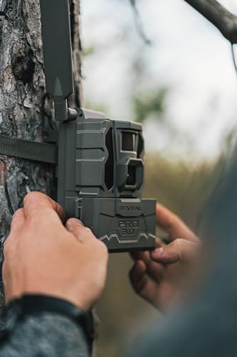 TACTACAM Reveal Pro 3.0 Cellular Trail Camera, Night Vision, GPS | 4G LTE, 4K HD photo, no-glow IR flash, optional SD card slot, extended battery life