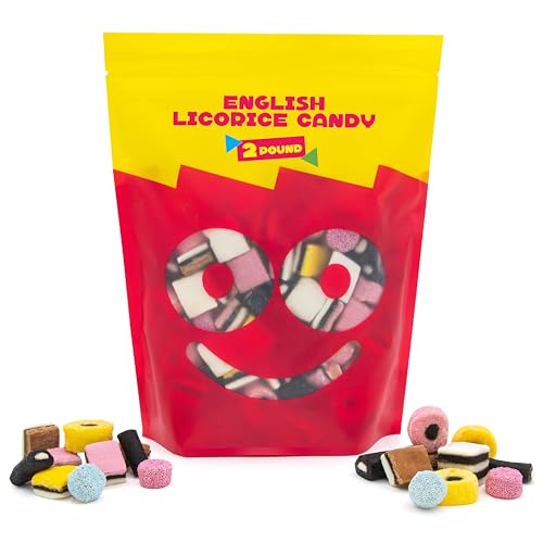 English Licorice Candy, Allsorts Licorice Mix, 2 Lb Bag
