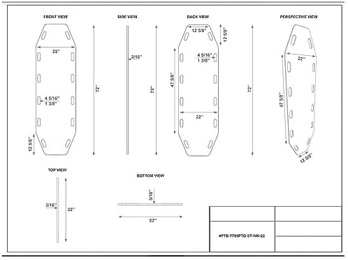 Slider Board Wide 72"L x 22"W