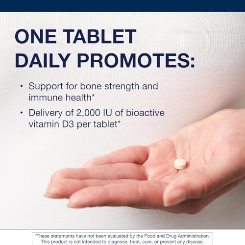 Metagenics D3 2000 IU Complex Vitamin D3 Supplement - Supports Bone Health