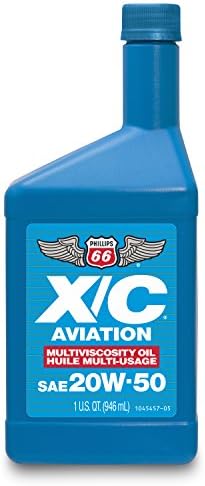 20W50 X/C Aviation Oil 1 Quart, 32. Fluid Ounces, 12 Pack