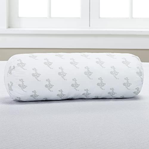 MyPillow Round, Neck and Cervical, Bolster Pillow, Made in USA, 6"x18", White