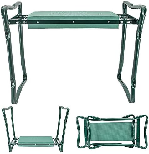 Garden Kneeler and Seat, Foldable Weeding Seat