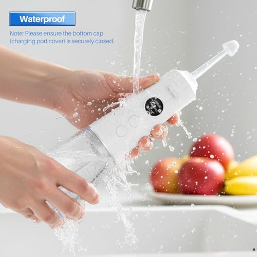 Nasal Irrigation System, Electric Nasal Rinse Machine for Sinus Relief & Nasal Care, Cordless Neti Pot with 4 Tips & 60 Salt Packs