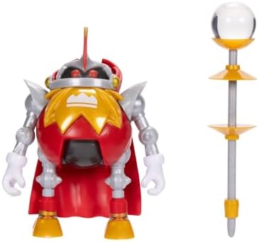 Sonic the Hedgehog 4-inch Heavy King Eggrobo Action Figure with Spike Trap Accessory. Ages 3+ (Officially licensed by Sega)