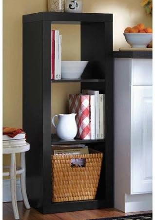 Better Homes and Gardens Versatile 3-Cube Organizer (Black)