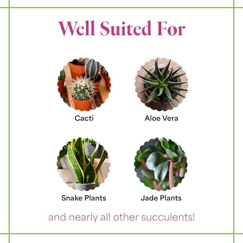 Grow More Cactus Juice (1-7-6) - 16oz of Succulent Fertilizer - Cactus Food for Growth & Root Development - Calcium-Rich Fertilizer for Succulents