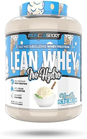 Musclesport Lean Whey Revolution™ Protein Powder - Whey Protein Isolate - Low Calorie, Low Carb, Low Fat