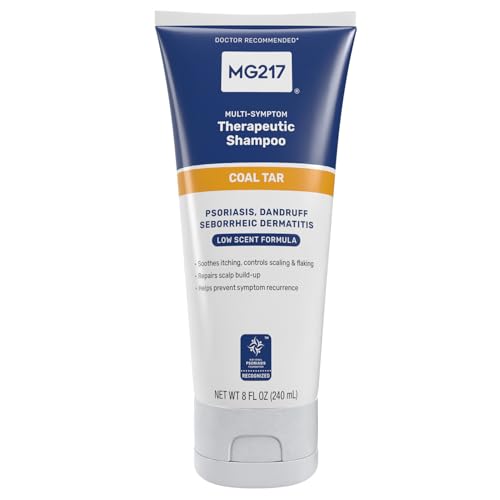 MG217 Psoriasis Medicated Conditioning 3% Coal Tar Shampoo 8 Fl Oz